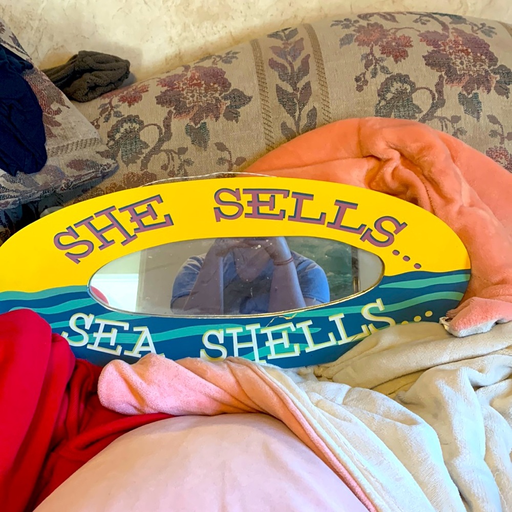 She sells sea shells mirror